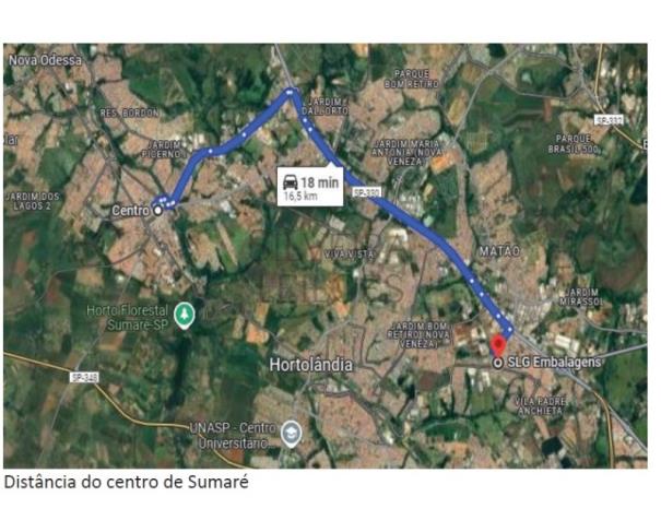 Foto de Prédio comercial/industrial, com aproximadamente 1.200m2 de construção, constituído sob o lote nº 01, da quadra 15, com área do terreno de 1.264m2, de frente para a Rua Zulmiro Trevisani, nº 923, Bairro Jardim São Judas Tadeu, Nova Veneza, Sumaré/SP