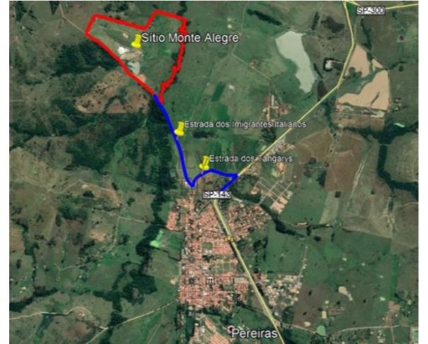 Foto de Um terreno fechado por cercas de arame com benfeitorias denominado Sitio/Haras Monte Alegre, com a área de 70,18 ha., ou vinte e nove (29) alqueires, mais ou menos, ou a área exata que se contiver, situado no Bairro dos Silvas ou Baltazar, Conchas/SP