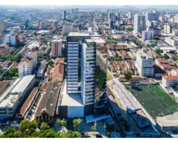 Foto de Sala Comercial Nº 1.003, Manhattan Office Santos, Rua São Paulo, nº 41, Santos/SP,  área privativa de 37,690m2,  área comum de 40,015m2, incluindo o direito de uso de 01 vaga de garagem indeterminada, área total de 77,705m2 