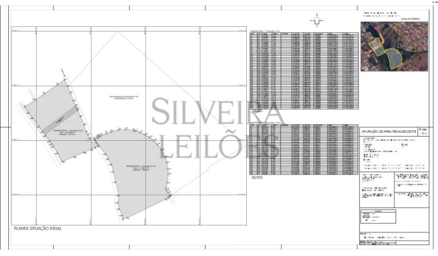 Imóvel urbano resultando em duas áreas, denominada Remanescente 1 com área de 55.316,74 m² e Remanescente 2 com área de 38.129,08 m², totalizando 93.445,82 m²,na Avenida Soma, Sumaré/SP - Massa Falida Soma Equipamentos Industriais S/A Lei, localizado em Sumaré - SP